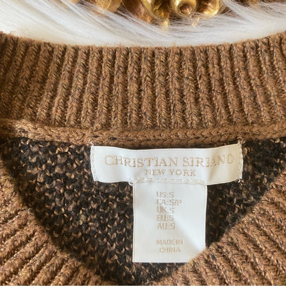Christian Siriano New York Leopard Print Sweater - Picture 5 of 8